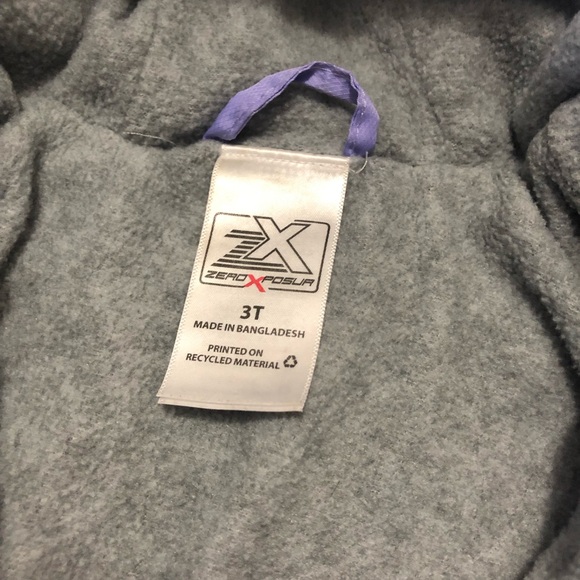 Girls ZeroXposur Winter Coat - Size 3T - Picture 3 of 3